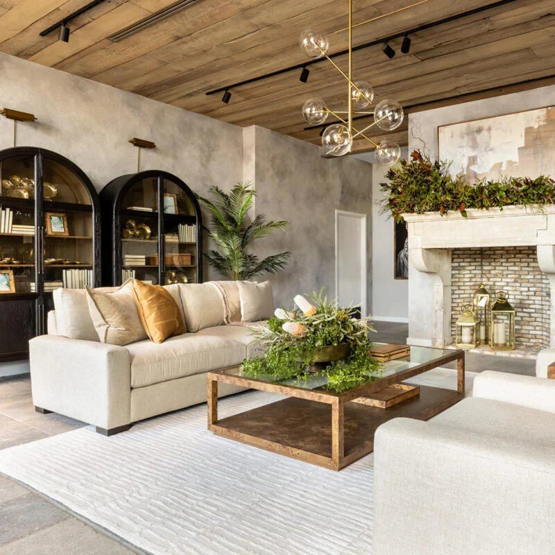 Modern Roscoe Glass Ball Chandelier