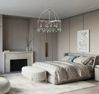 Aubrey Modern Crystal Ball 4 Tier Chandelier