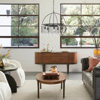 Aubrey Modern Crystal Ball 4 Tier Chandelier
