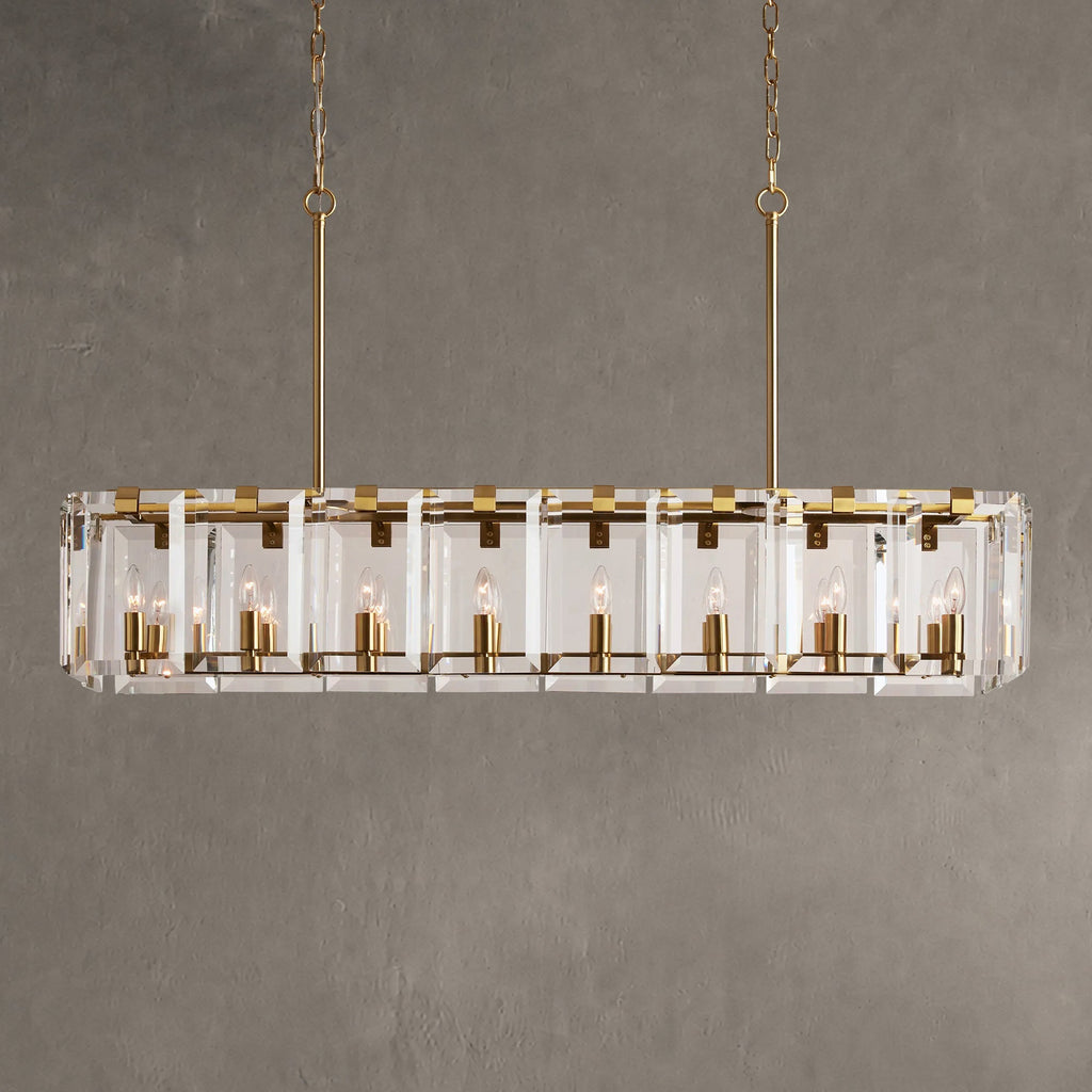 Amaya Rectangular Chandelier 12/16 Light