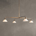 Theron Glass Round Chandelier 30'' 52''