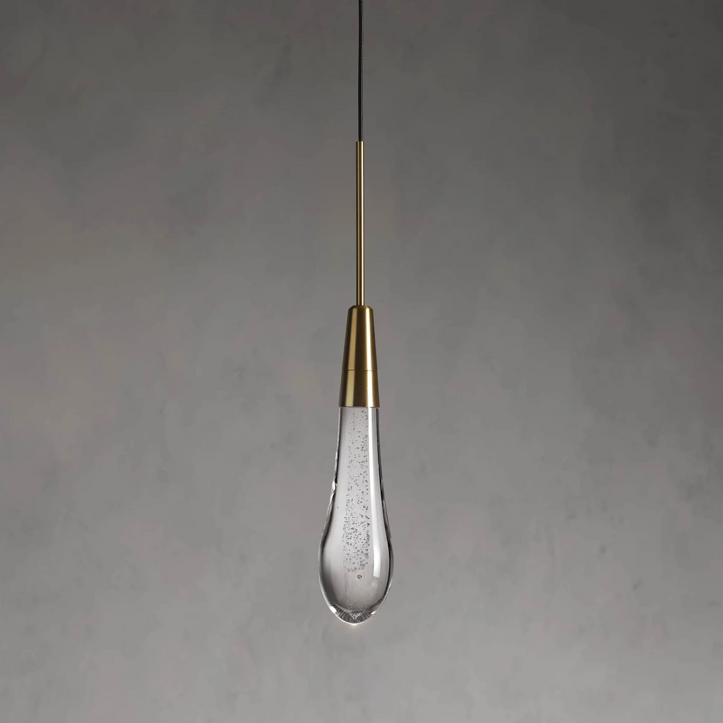 Soltaire Crystal Pendant 1 light 2 lights