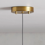 Soltaire Crystal Pendant 1 light 2 lights