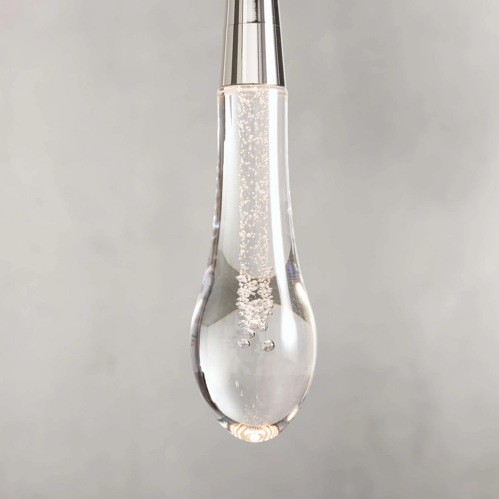 Soltaire Crystal Pendant 1 light 2 lights