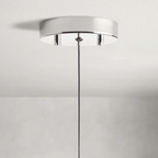 Soltaire Crystal Pendant 1 light 2 lights