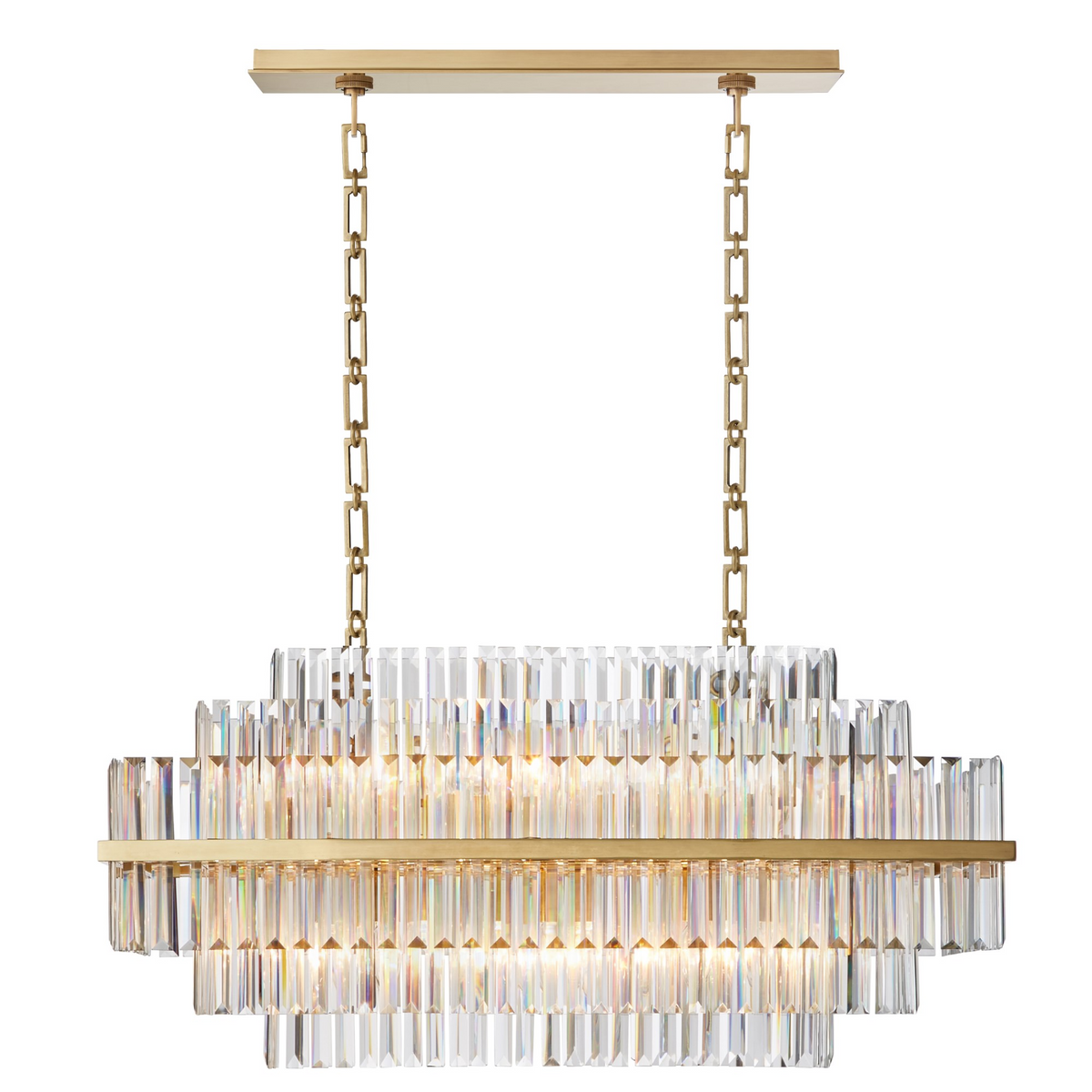 Vienna Linear Crystal Chandelier