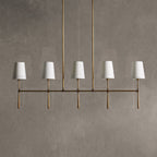 Rhodes Linear Chandelier 5 Lights / 6 Lights