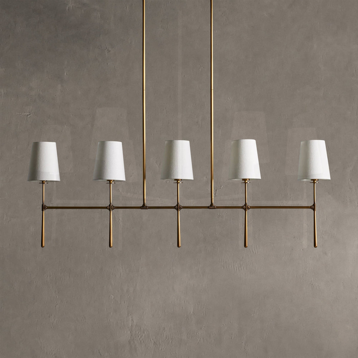 Rhodes Linear Chandelier 5 Lights / 6 Lights