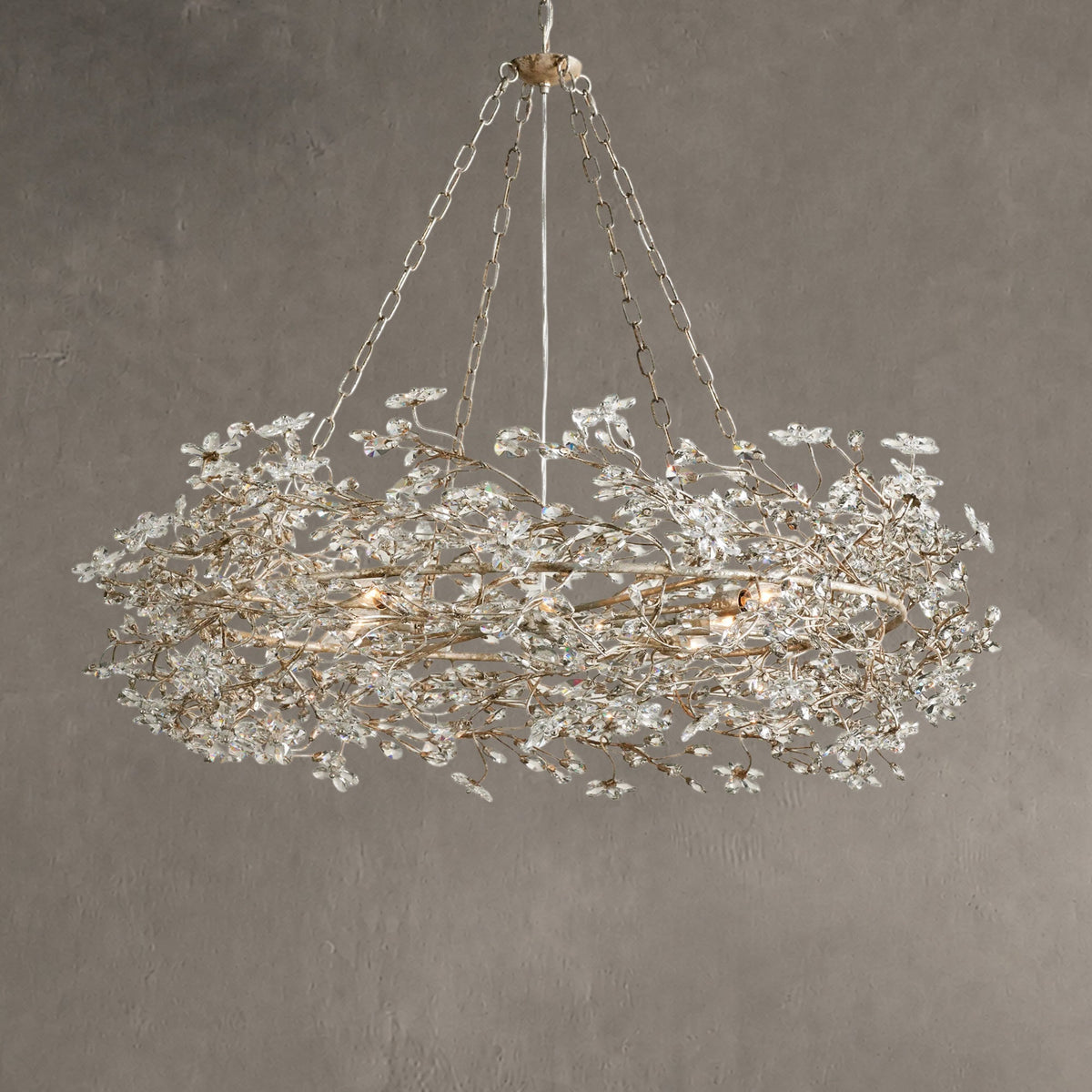 Fiore Crown Chandelier 39" 48" 60"