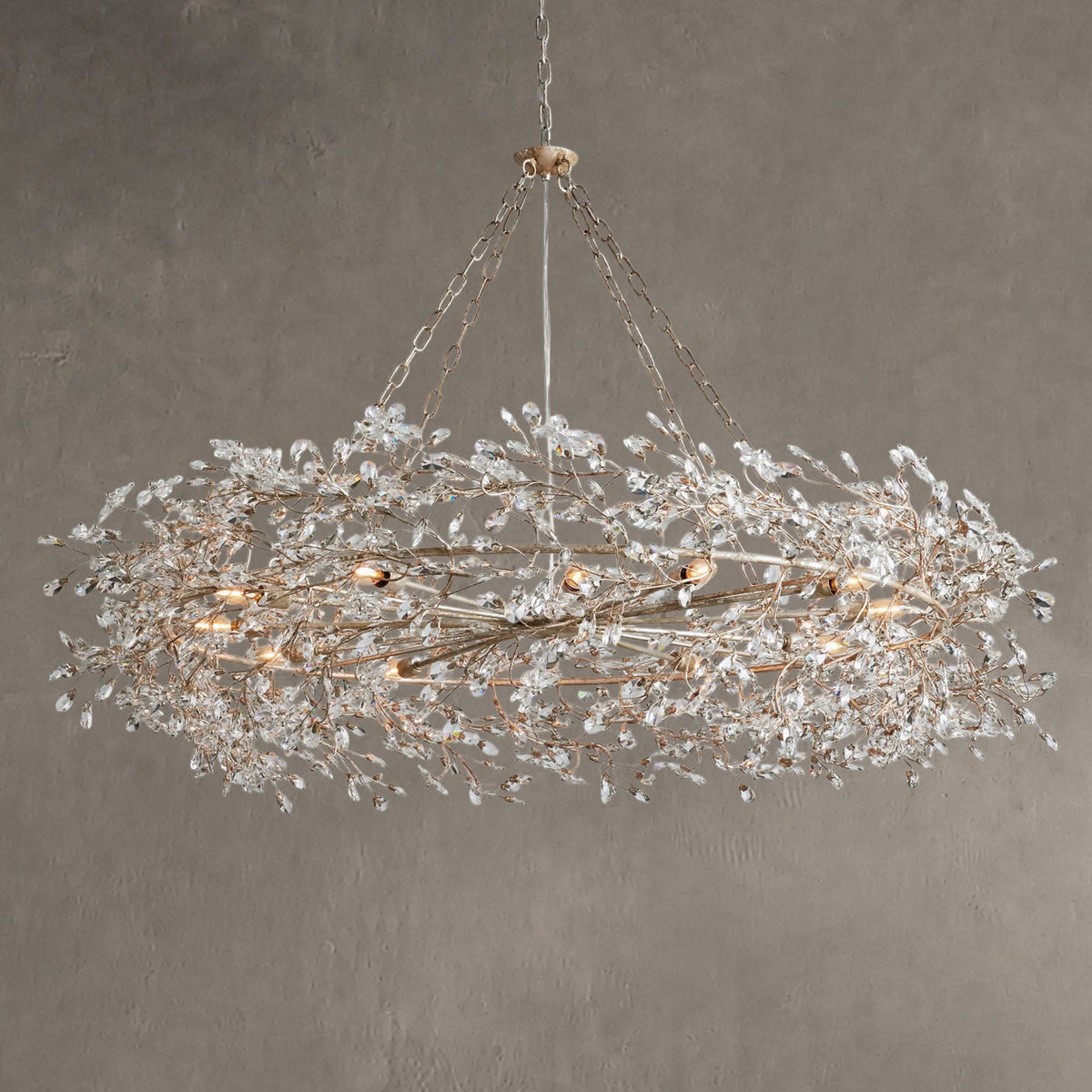 Fiore Crown Chandelier 39" 48" 60"