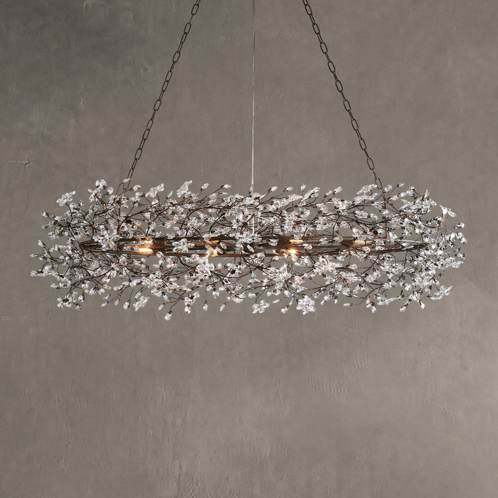 Fiore Oval Chandelier 62''74''