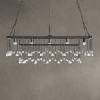 Aubrey Crystal Ball Rectangular Chandelier 47'' 60''