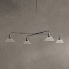 Theron Glass Round Chandelier 30'' 52''