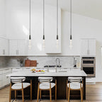Soltaire Crystal Pendant 1 light 2 lights