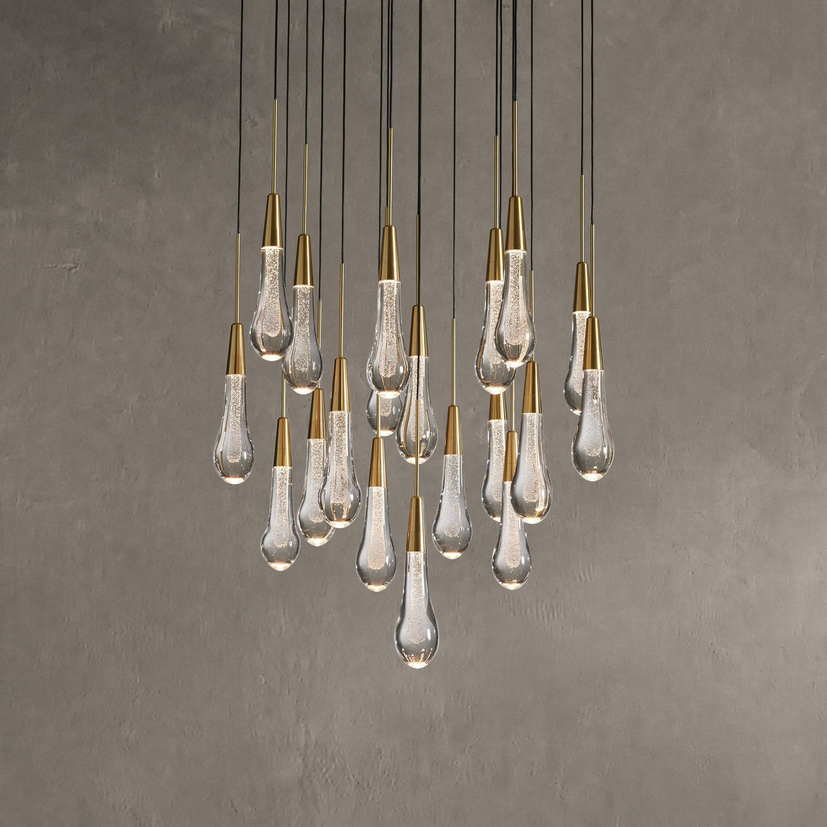 Soltaire Round Chandelier 17" 24" 36“48‘’ 58“