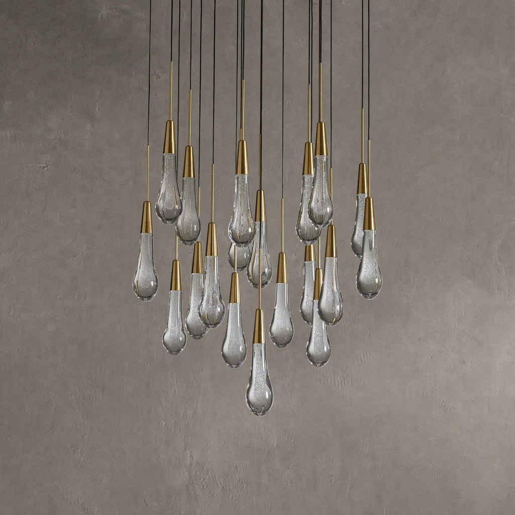 Soltaire Round Chandelier 17" 24" 36“48‘’ 58“