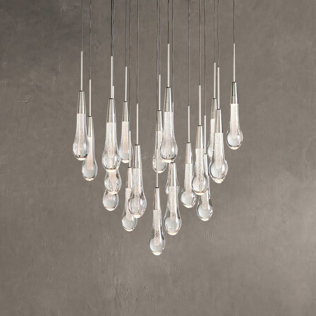 Soltaire Round Chandelier 17" 24" 36“48‘’ 58“