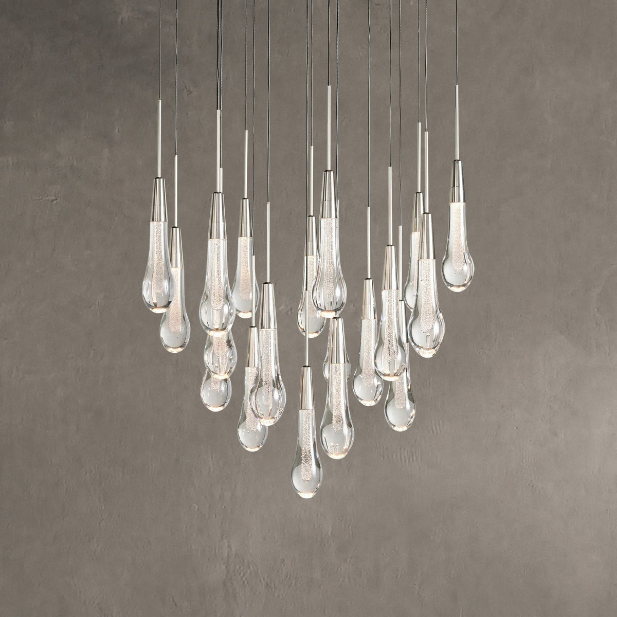 Soltaire Round Chandelier 17" 24" 36“48‘’ 58“