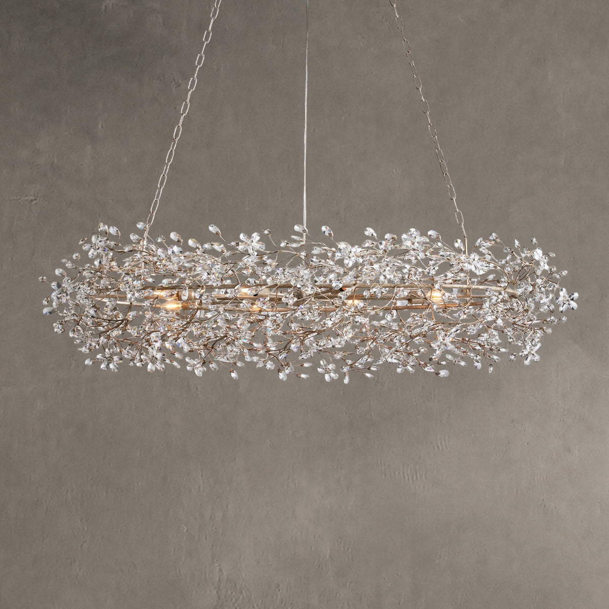 Fiore Oval Chandelier 62''74''