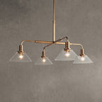 Theron Glass Round Chandelier 30'' 52''