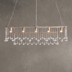 Aubrey Crystal Ball Rectangular Chandelier 47'' 60''