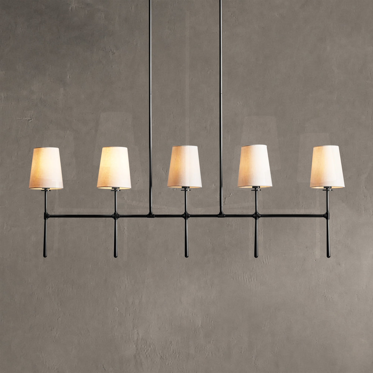 Rhodes Linear Chandelier 5 Lights / 6 Lights
