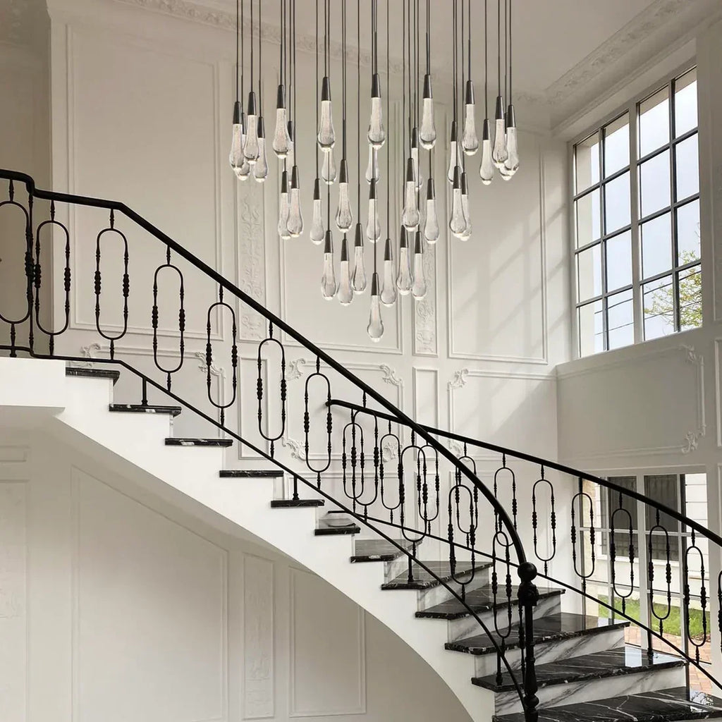 Soltaire Round Chandelier 17" 24" 36“48‘’ 58“