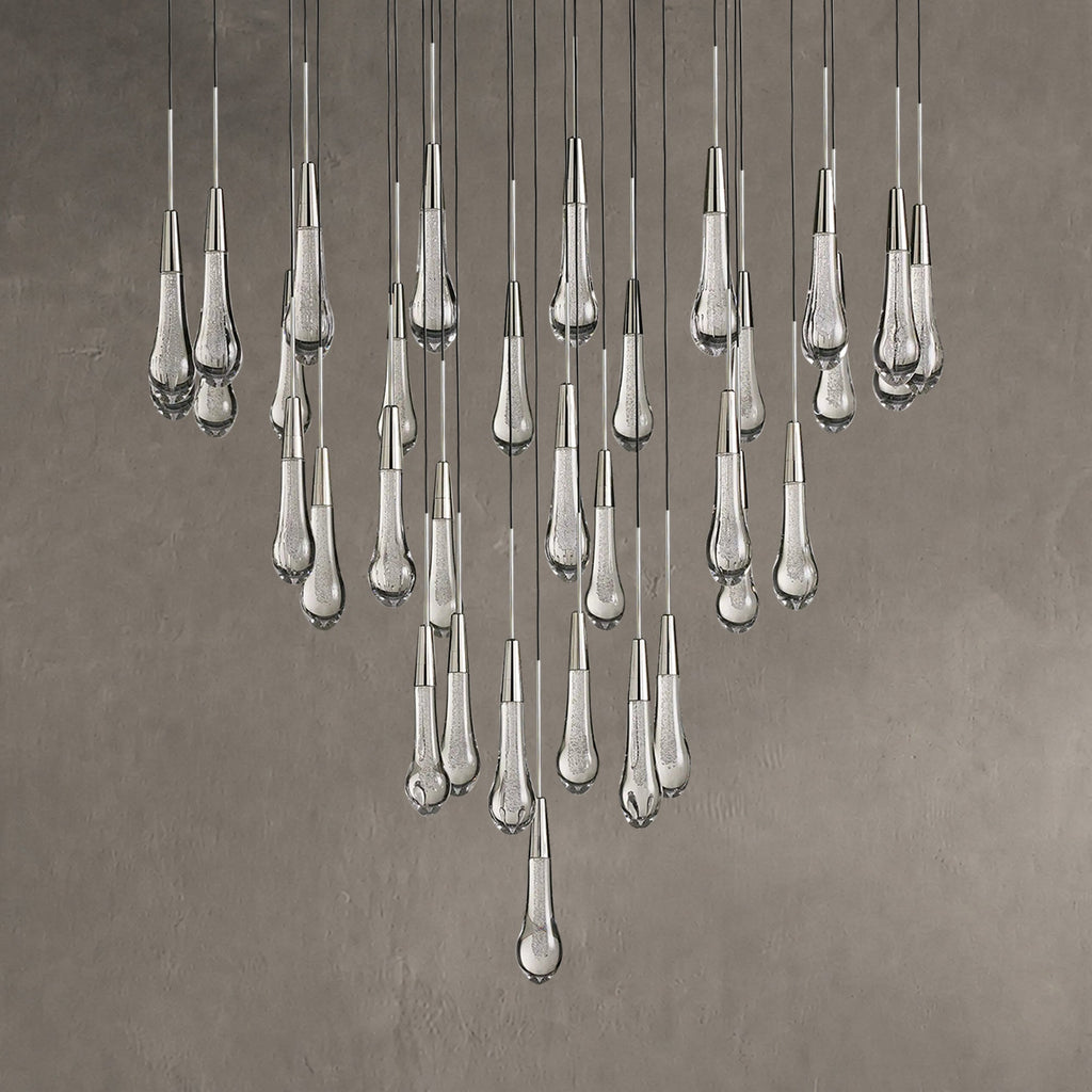 Soltaire Round Chandelier 17" 24" 36“48‘’ 58“