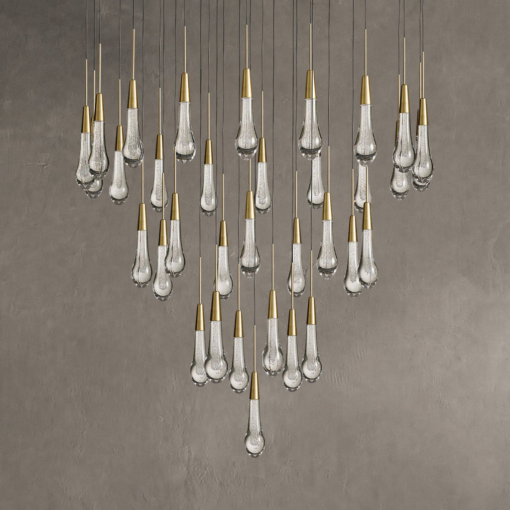 Soltaire Round Chandelier 17" 24" 36“48‘’ 58“