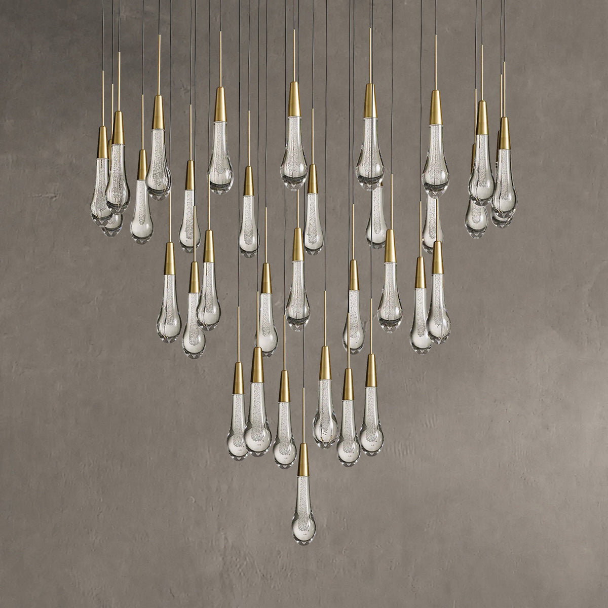 Soltaire Round Chandelier 17" 24" 36“48‘’ 58“