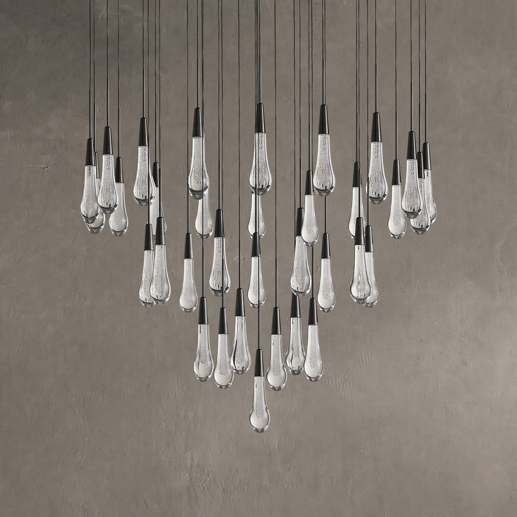 Soltaire Round Chandelier 17" 24" 36“48‘’ 58“