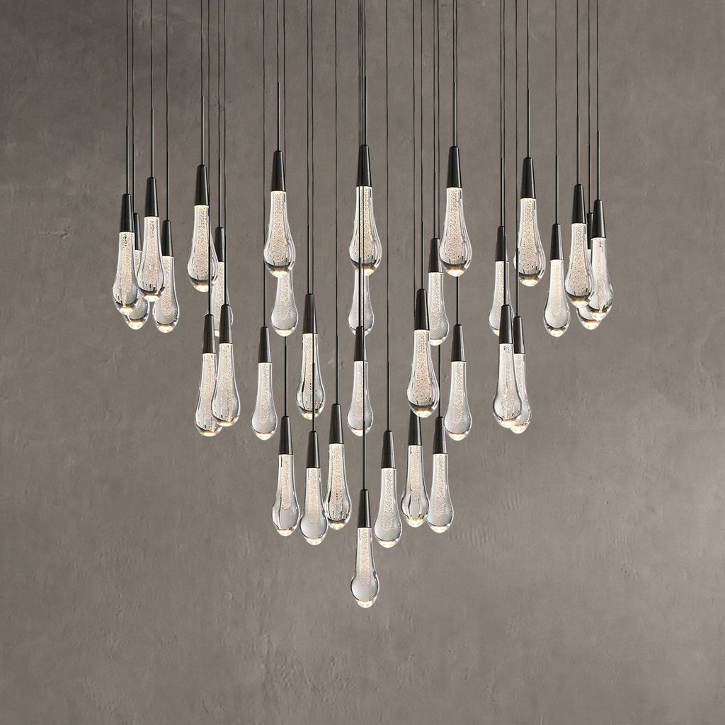 Soltaire Round Chandelier 17" 24" 36“48‘’ 58“