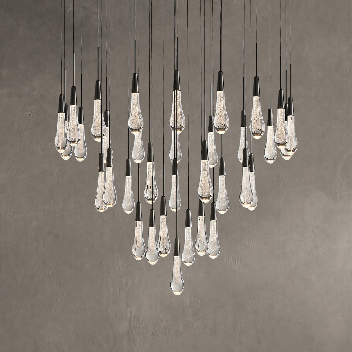 Soltaire Round Chandelier 17" 24" 36“48‘’ 58“