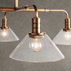 Theron Glass Round Chandelier 30'' 52''