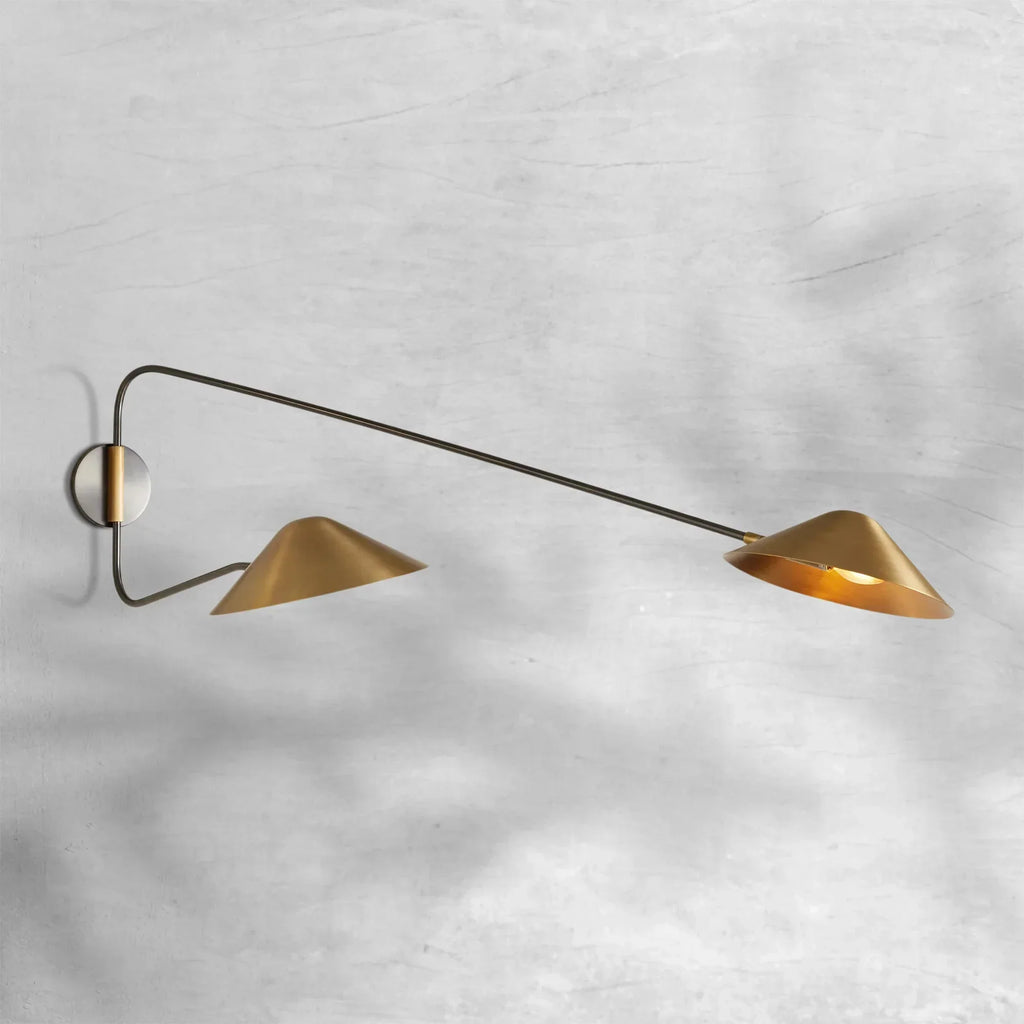 Simms Long Arm 2-Light Wall Sconce