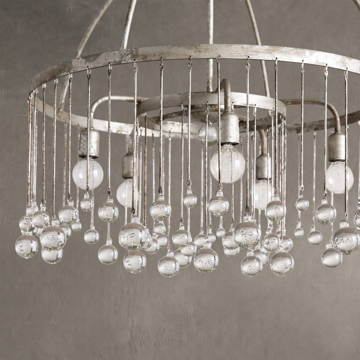 Aubrey Crystal Ball Round Chandelier 5 Light / 8 Light