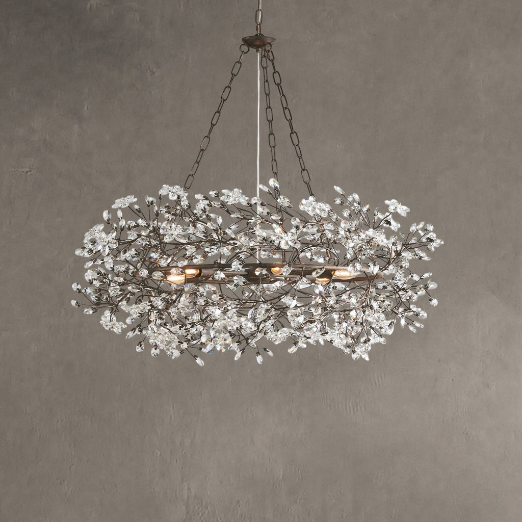 Fiore Crown Chandelier 39" 48" 60"