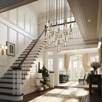 Soltaire Round Chandelier 17" 24" 36“48‘’ 58“