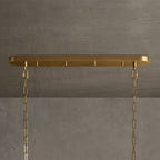 Ghiaccio Glass Oval Chandelier 54''65''