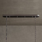 Ghiaccio Glass Oval Chandelier 54''65''
