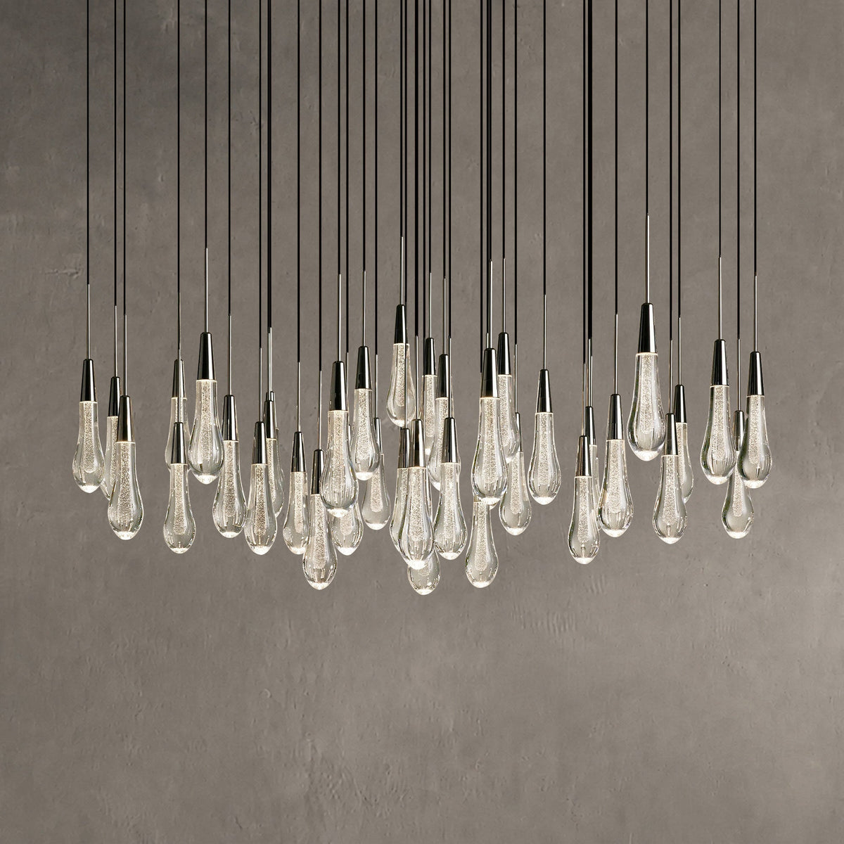 Soltaire Round Chandelier 17" 24" 36“48‘’ 58“