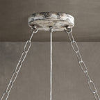 Aubrey Crystal Ball Rectangular Chandelier 47'' 60''