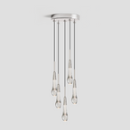 Soltaire Cluster Crystal Pendant 3 Light 5 Light 7Light