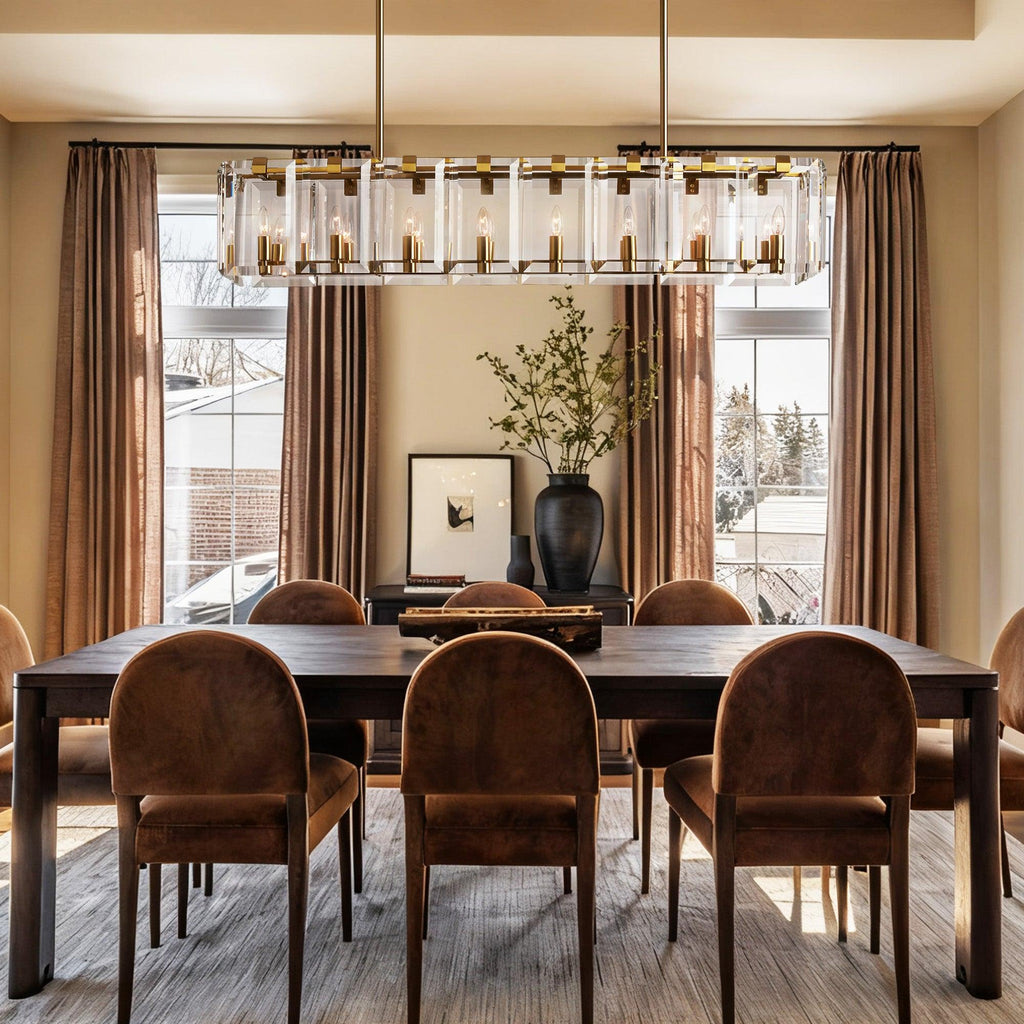 Amaya Rectangular Chandelier 12/16 Light