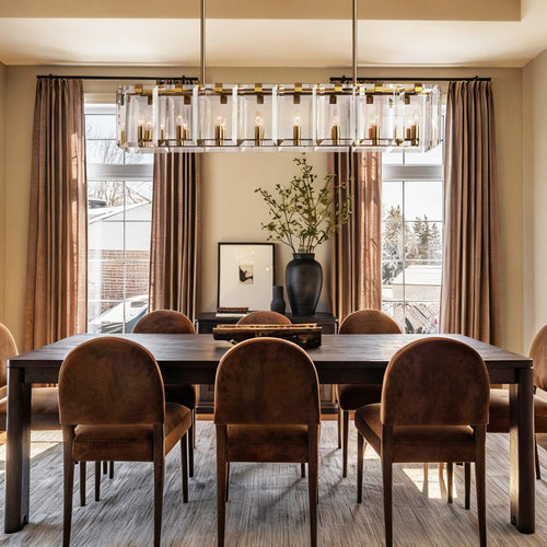 Amaya Rectangular Chandelier 12/16 Light