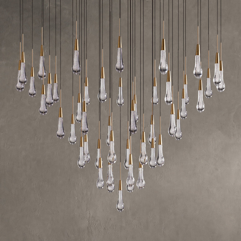 Soltaire Round Chandelier 17" 24" 36“48‘’ 58“