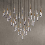 Soltaire Round Chandelier 17" 24" 36“48‘’ 58“