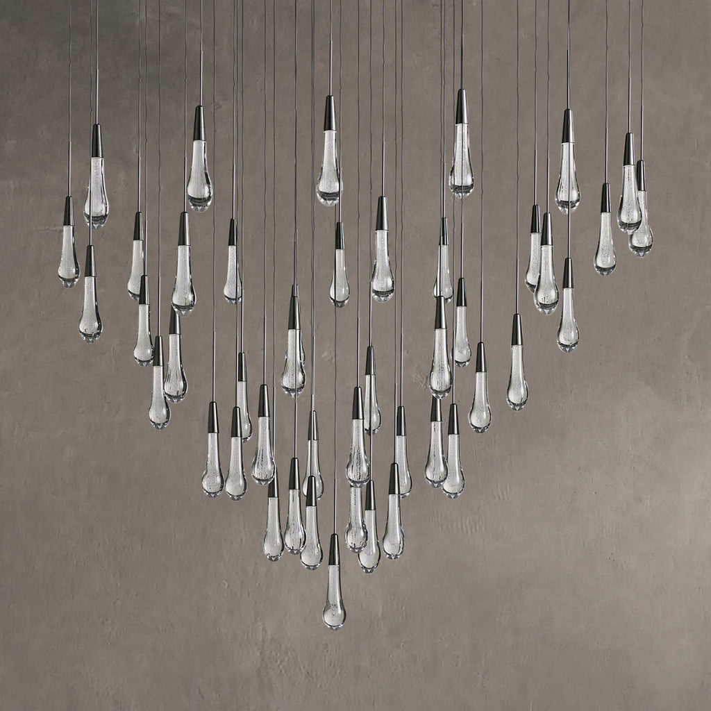 Soltaire Round Chandelier 17" 24" 36“48‘’ 58“