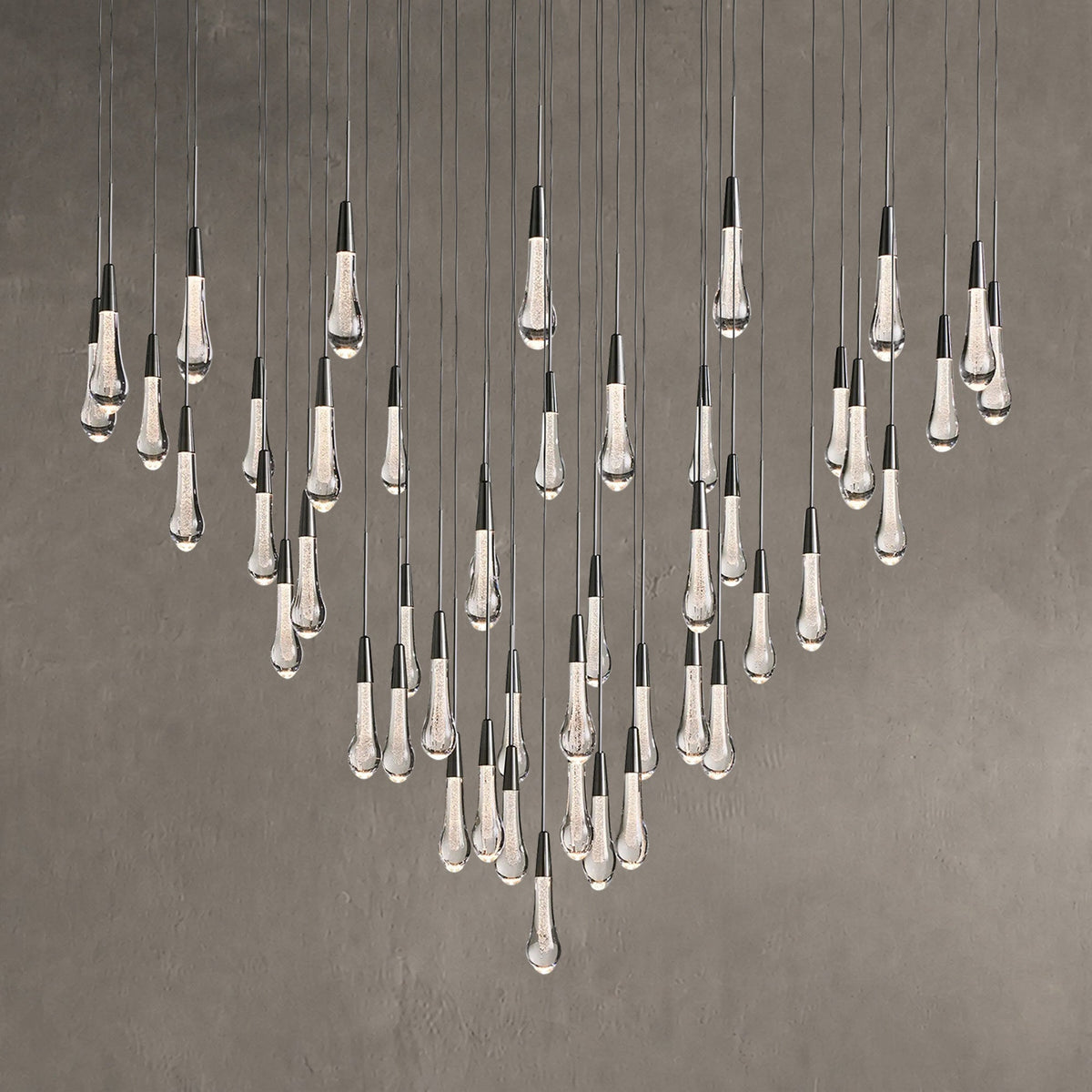 Soltaire Round Chandelier 17" 24" 36“48‘’ 58“