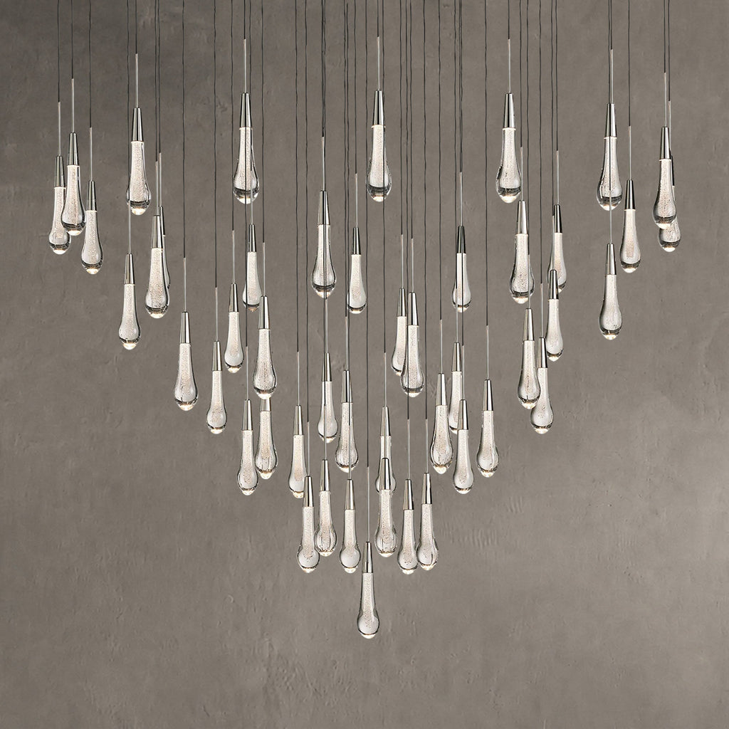 Soltaire Round Chandelier 17" 24" 36“48‘’ 58“